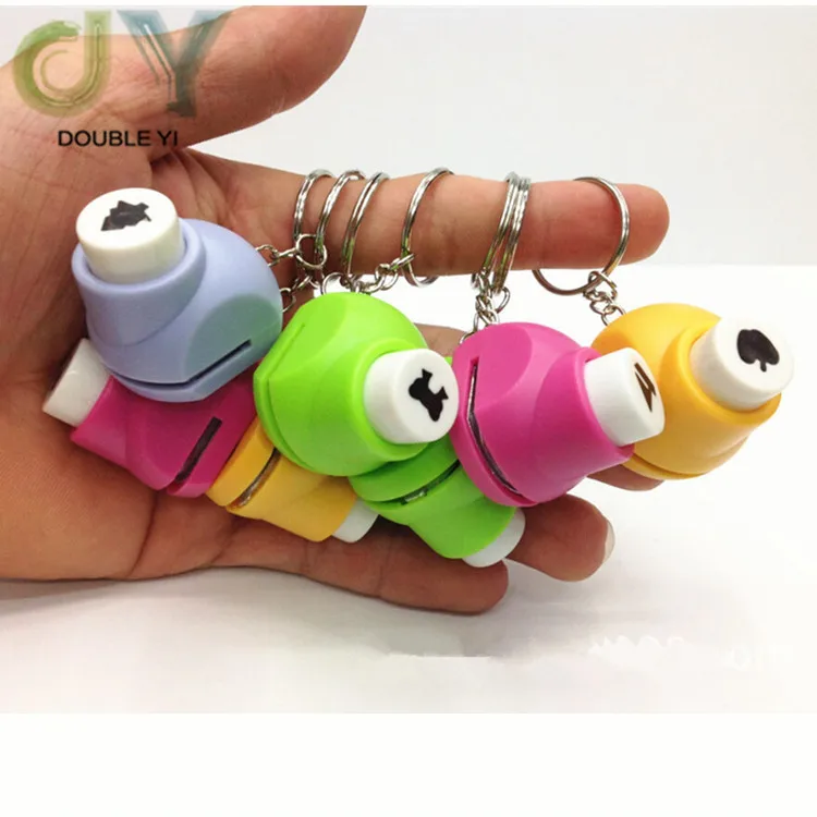 DIY креативный бумажный пунш с брелоком мультяшный ручной пунш