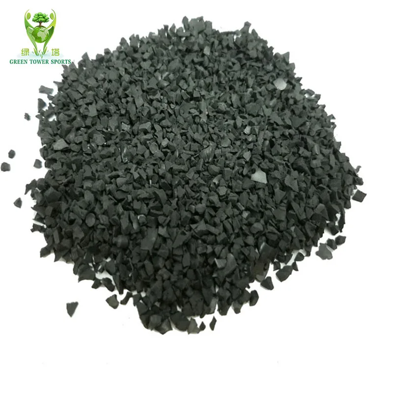Low price 1-3mm/ 2-4mm granulated rubber granules recycled SBR