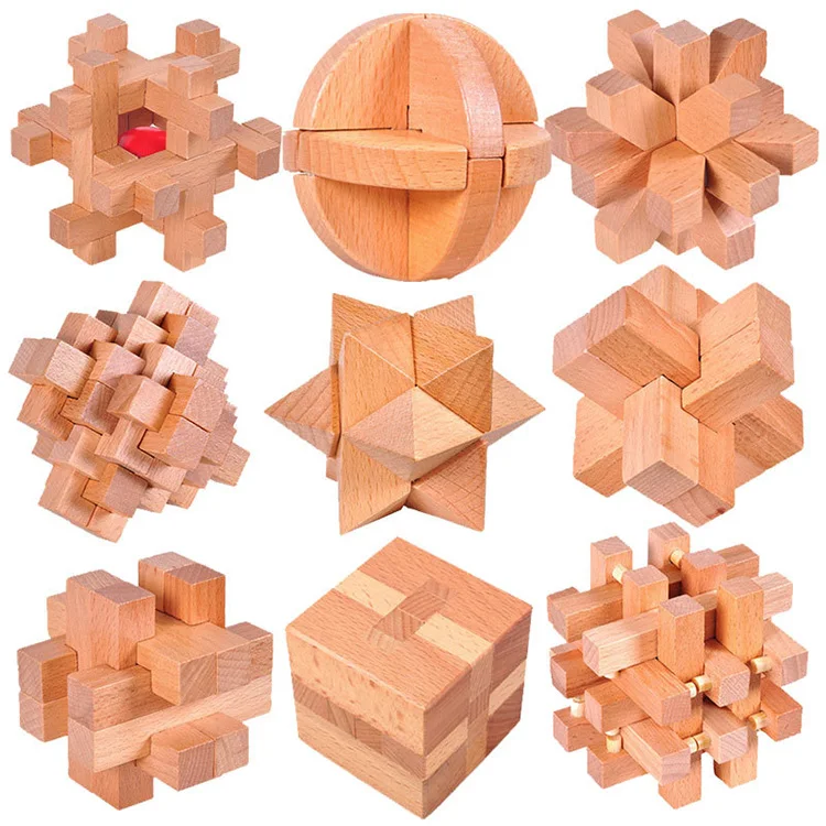 Puzzle Game Piramide Di Legno Rompicapo Cubo Soluzioni Rompicapo