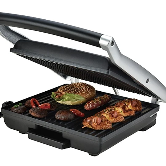 Electric Contact Grill With Manual Lock - Buy Panini Contact Grill ...