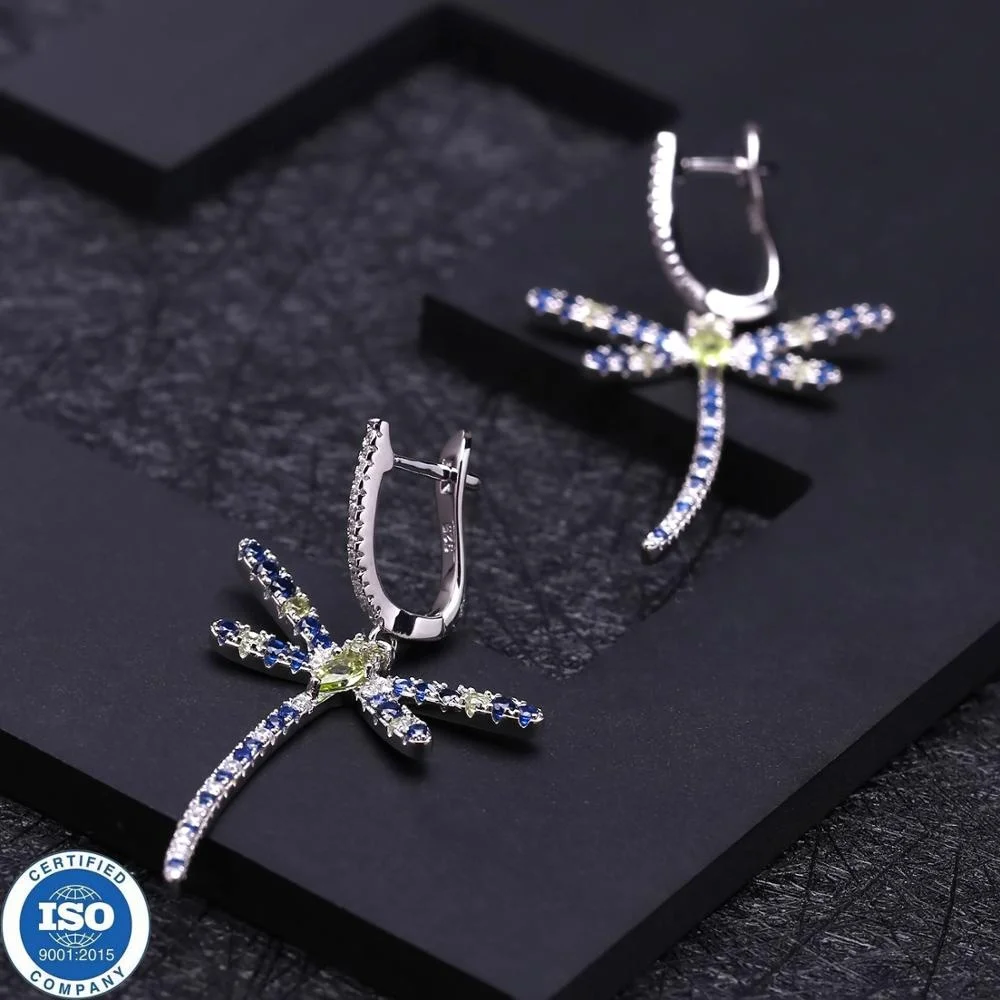 Pendientes De Peridoto Facetado De 6 Mm Con Forma Redonda En Plata De Ley 925. Piedra Natal De Agosto: Peridoto. - España