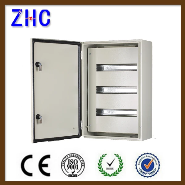 NEMA IP54 Waterproof Outdoor Powder Coating Wall Mounted Metal Distribution Box ZHC Model Zc