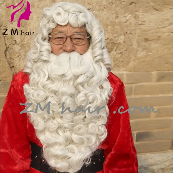 サンタクロースひげサンタクロースウィッグ工場卸売韓国人工クリスマスヘア Buy サンタひげ サンタクロース髭 サンタクロース髭工場 Product On Alibaba Com