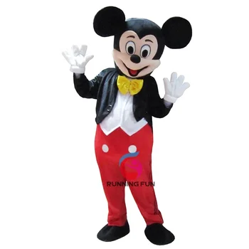 Used couple mickey and minnie cartoon mascot costume for sale