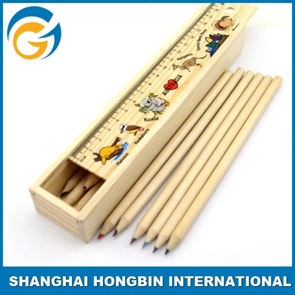 12 Colors Two Tip Plastic HB 2B Promotional Color Pencil_voghion.com