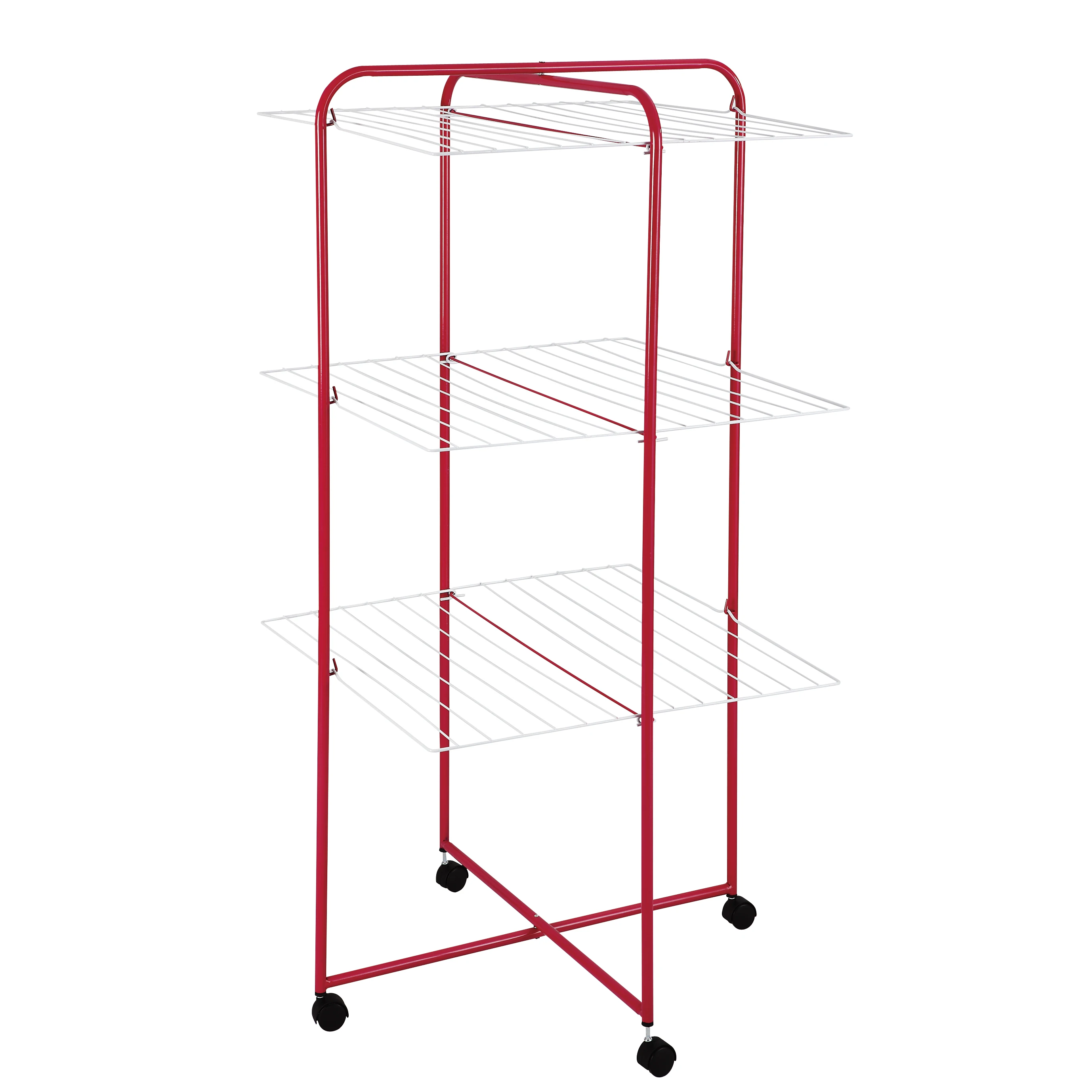 folding clothes airer on wheels