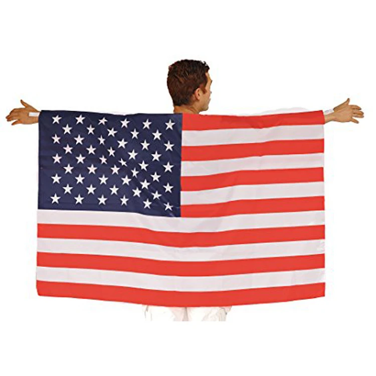 wearable body flag cape