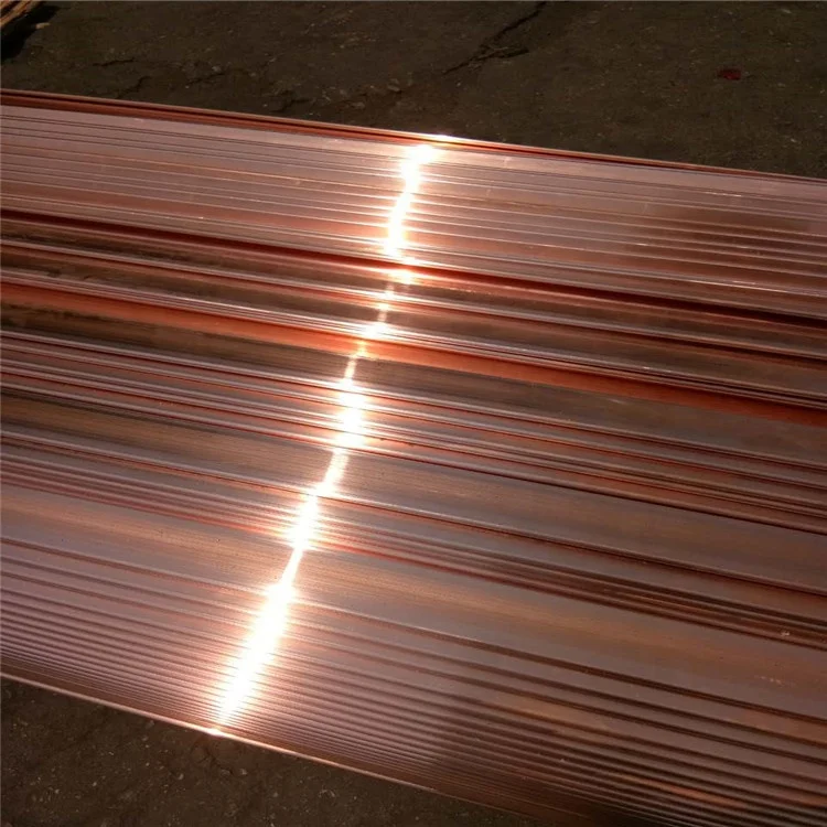 Various Series Solid Flat Electric Copper Bus bar Copper Flat bar