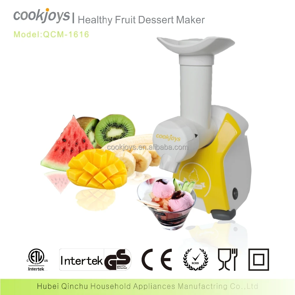 Cookjoys Wholesale 250 W GS Approved Home Fruit Sorbet Maker - Buy Cookjoys  Wholesale 250 W GS Approved Home Fruit Sorbet Maker Product on