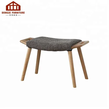 Sosoport Solid Wood Japanese Footstool Vintage Low Stool Small Portable