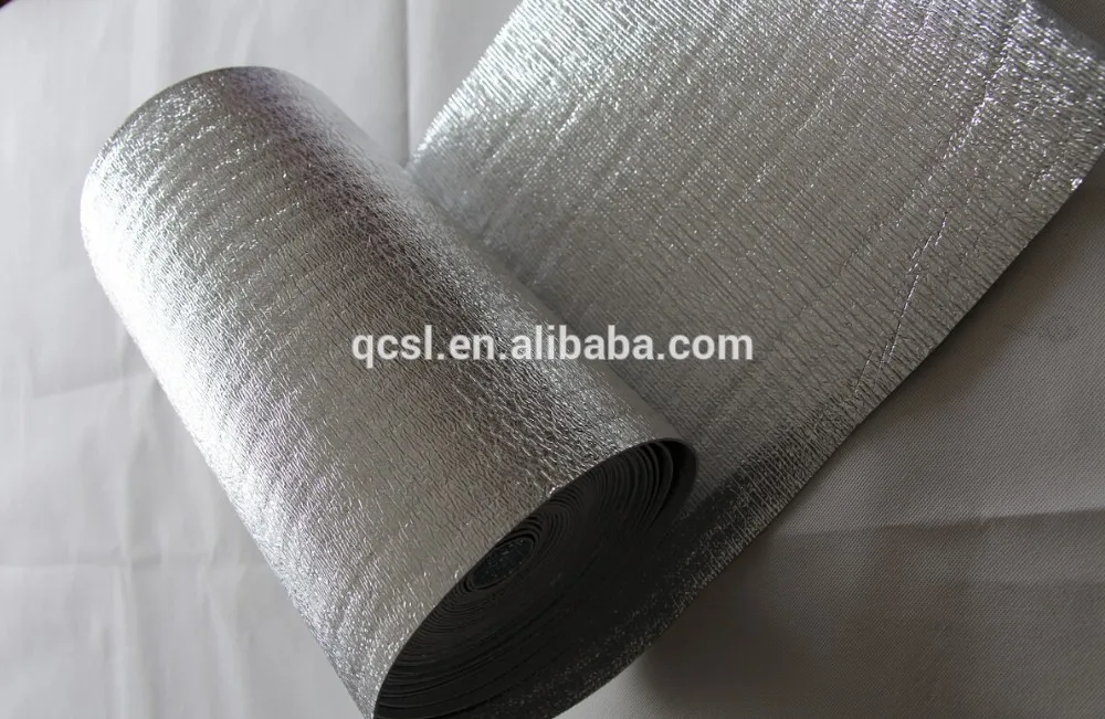 Flooring Underlayment Foam with Aluminum Foil Silver Foil Foam Underlay -  China Foil Backed Insulation, Foam Underlay