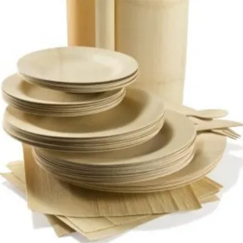 High quality sustainable insect-resistant premium organic wooden plate dish