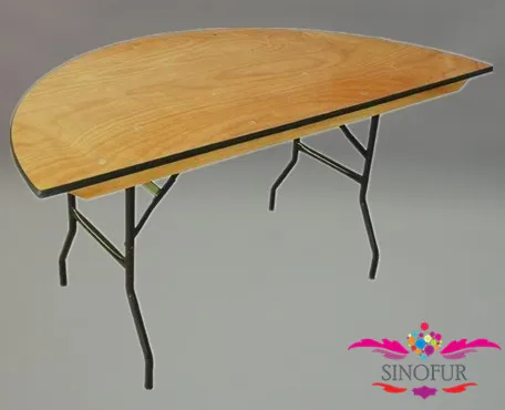 half moon folding dining table