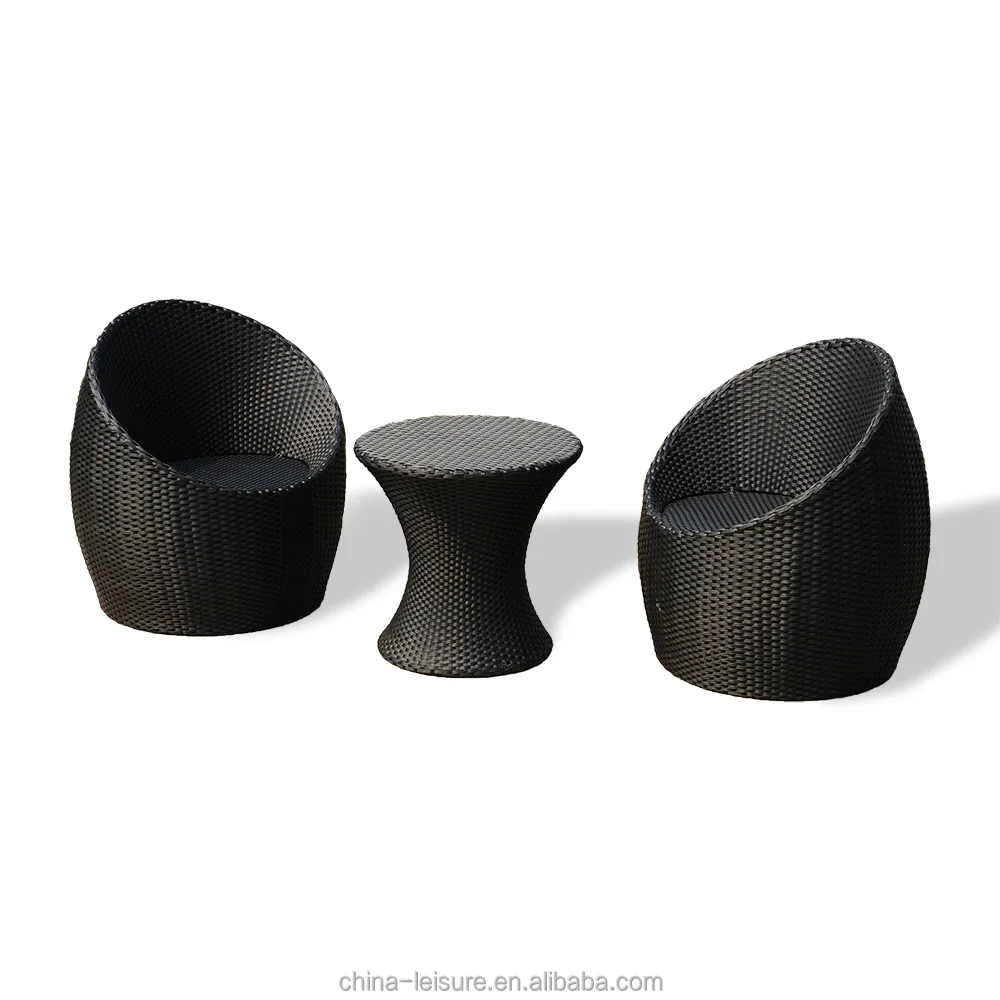 rattan bistro set egg