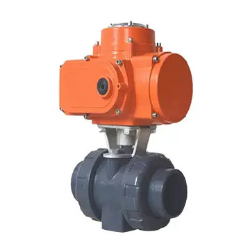 Electric Plastic Ball Valve PVC Double Union Ball Valve