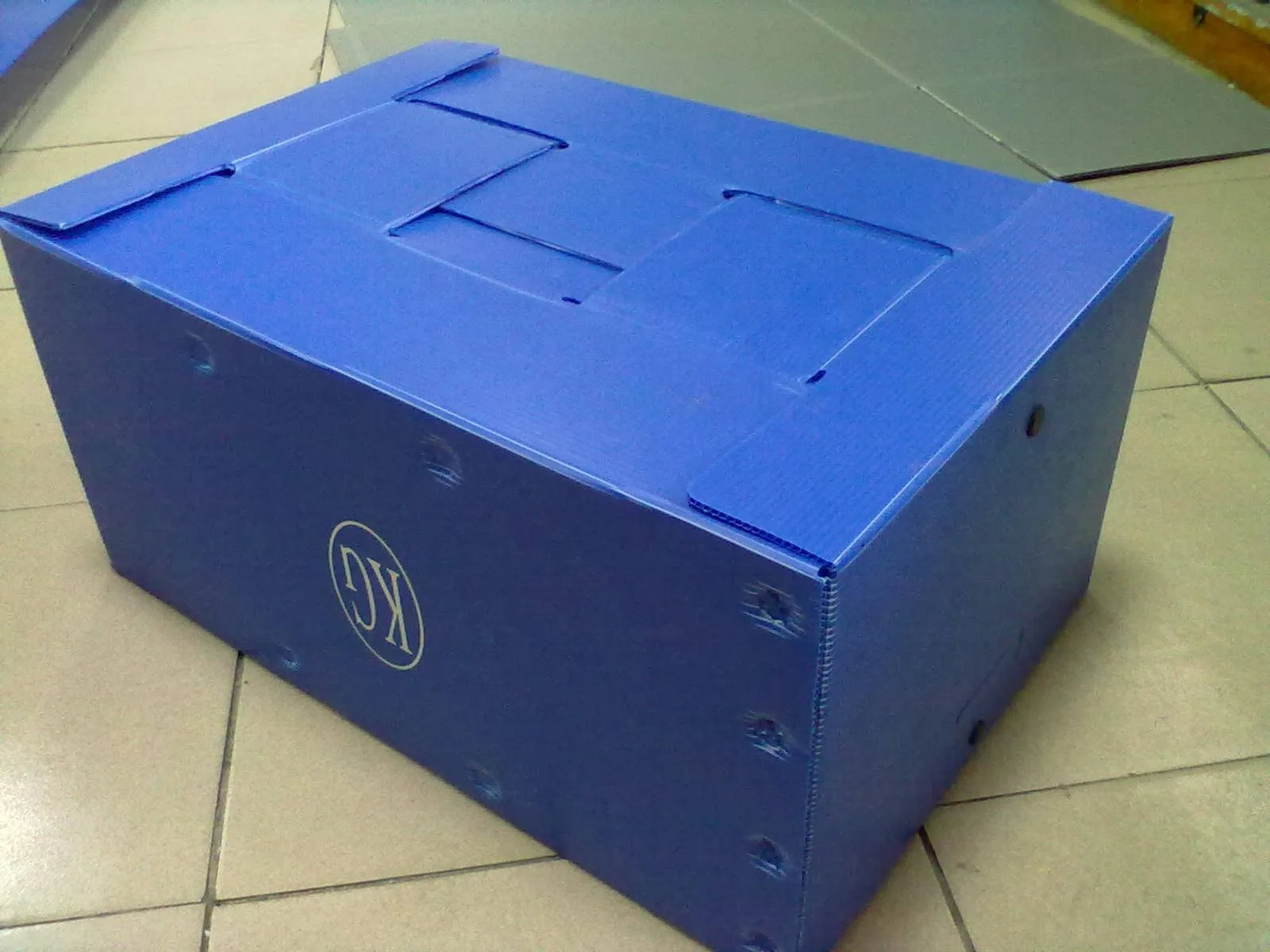 custom size pp plastic foldable flutd box for toy