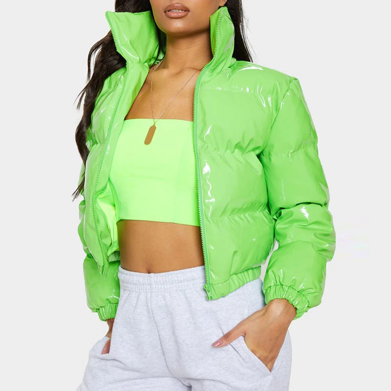 Neon Green Puffer Bag — CSB WORLD