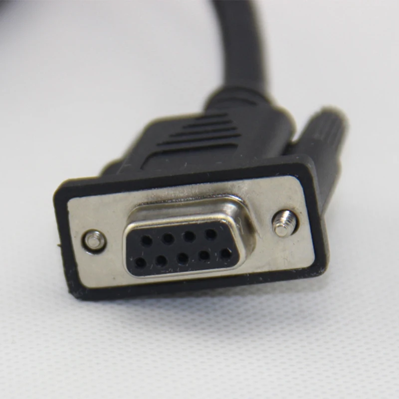 DB9 Male to DB9 Female Null Modem Cable Home Theater Application Bare Copper Conductor with Braid Shielding