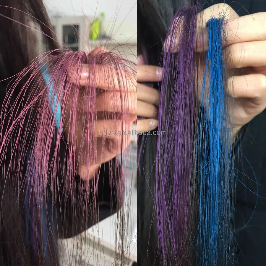 6 Pcs One Pack Metallic Glitter Colors Temporary Hair Dye With High Pigment  - Buy Glitter Hair Dye Color,Harmless Hair Dye,Temporary Hair Dye Product  on Alibaba.com