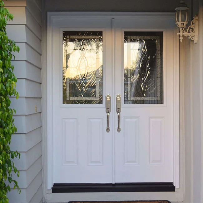 High Quality Custom Modern Design Solid Wood Wooden Doors House Main Gate Front Rotate Solid Wooden Door