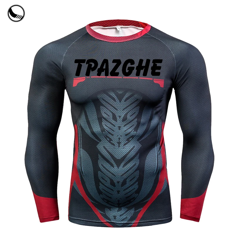 BETHERIVAL Plus Size Mens Rash Guard Shirt