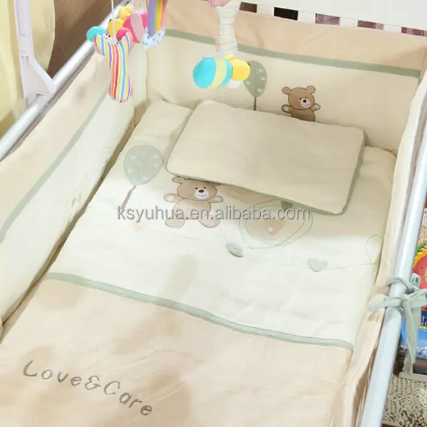 baby factory cot bumper set