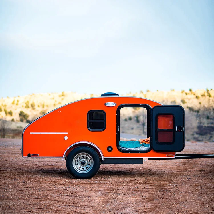 ECOCAMPOR Factory Custom Off Road Small Camper Trailer Teardrop Caravan