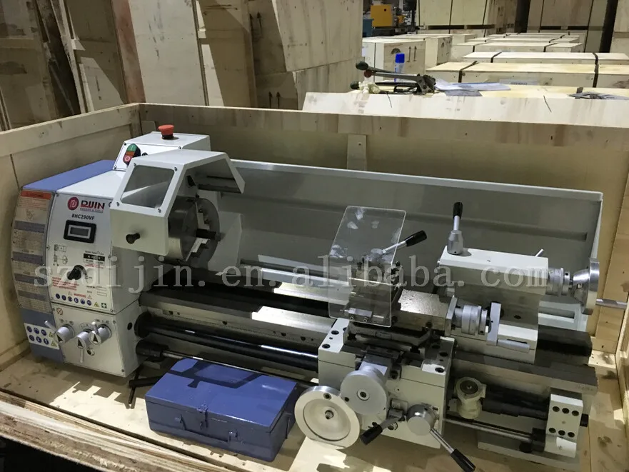 Precision Mini Metal Lathe BHC290VF Bench Lathe With Bore 38mm Metal Cutting Machine 1.1KW