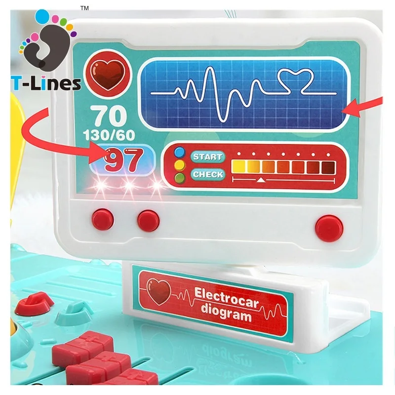 Развивающий операционный стол, набор докторов, игрушка для ролевых игр для детей