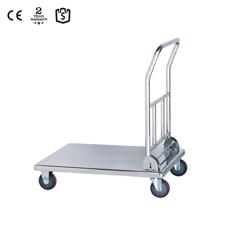 Commercial Kitchen Stainless Steel Hand Truck Folding Folding Heavy Duty Platform Trolley Buy Folding Platform Trolley Heavy Duty Platform Trolley Product On Alibaba Com