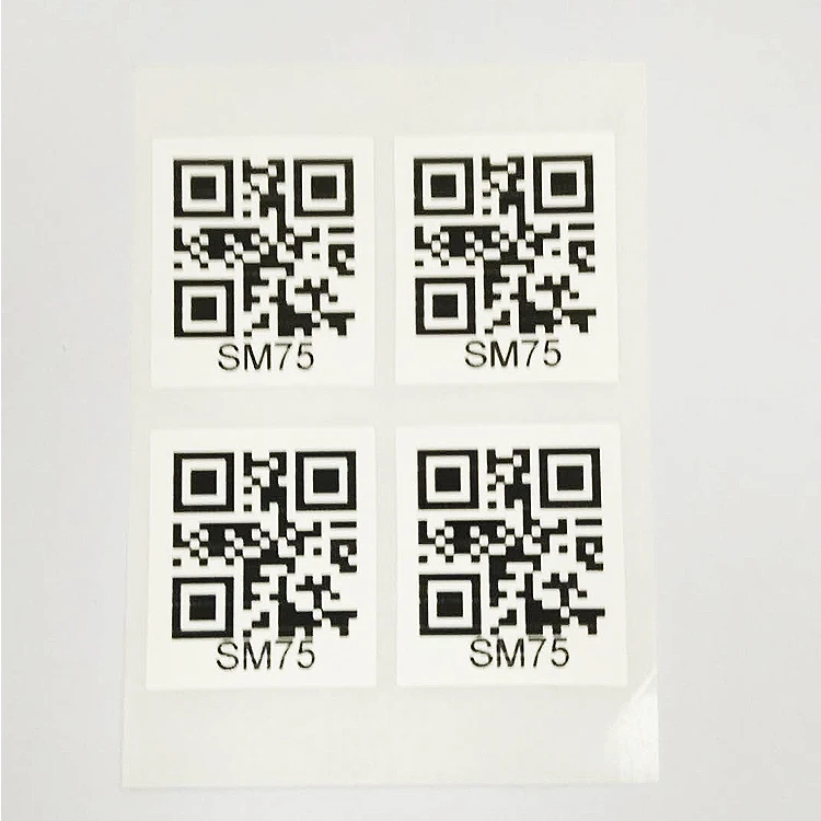 waterproof qr code sticker printer