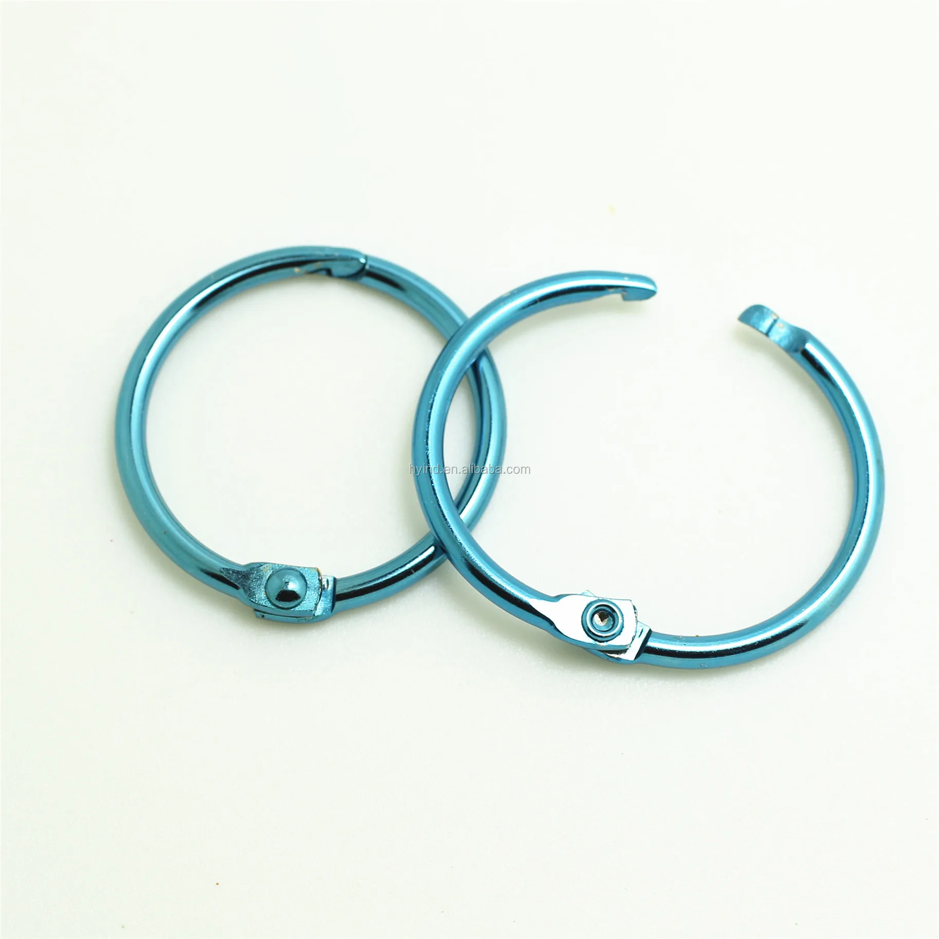 Красочные кольца-книжки 25 мм связывающие кольца зажимы зеленый синий фиолетовый желтый розовый красный