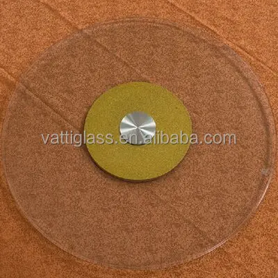 Wholesale 10mm Motorized Lazy Susan 12mm Glass Lazy Susan Turntable High Quality Crystal Lazy Susan