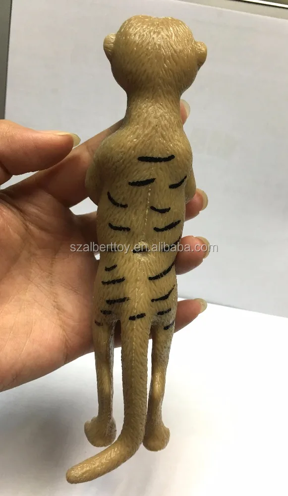 Plastic Animal World Rubber Meerkat Creative Educational Anti-Anxiety Stress Relief Novelty Unisex Toys