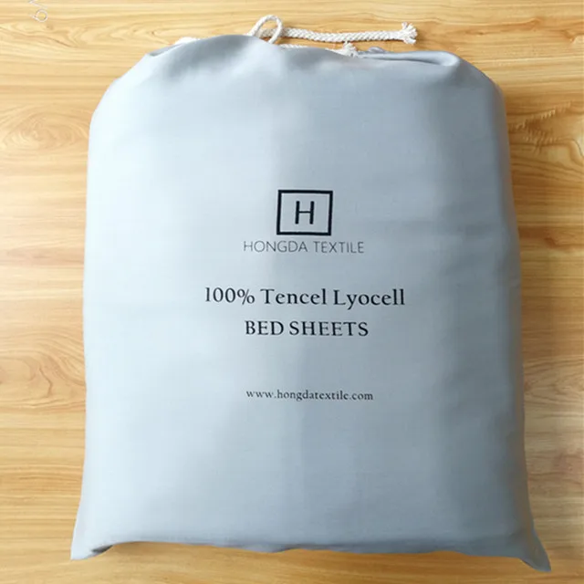 Luxury 300TC Eucalyptus Fabric Lyocell Bed Sheets tencel Bedding Set Bed Linen