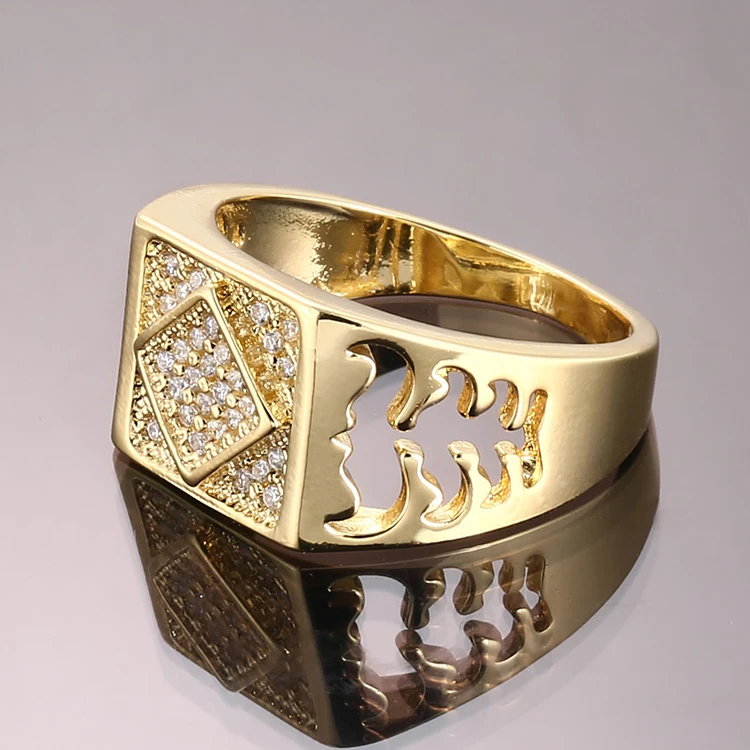 Shop Carl Diamond Ring for Men Online | CaratLane US