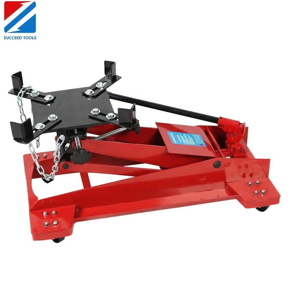 Gato hidráulico de transmisión 0.5ton, posición baja, CE, color rojo