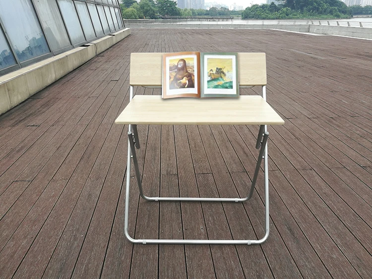 
 Готовые деревянные Топ металлические ножки складывание компьютерное стол в собранном виде складные столы с местом для хранения полки для продажи  