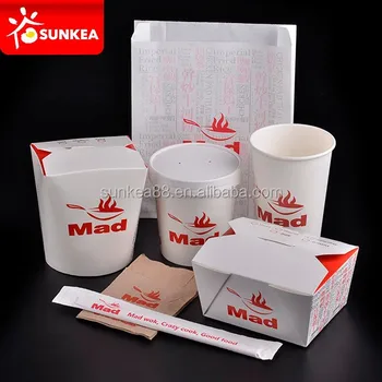 Wholesale Custom Disposable Takeaway Biodegradable Printed Paper Fast –  Fastfoodpak