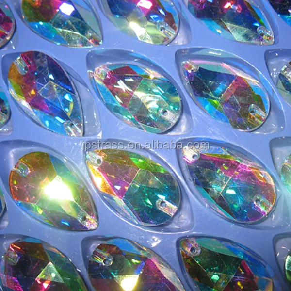 flat back glass beads