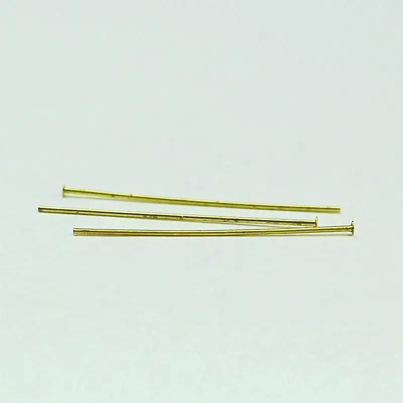 珠宝制作平头直销珠宝首饰发现批发 id 12927 beadsnice 镀金黄铜针