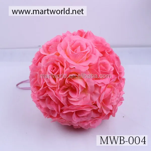 Bola De Flor Rosa Artificial,Bola Decorativa De Boda Para Boda,Fiesta ...