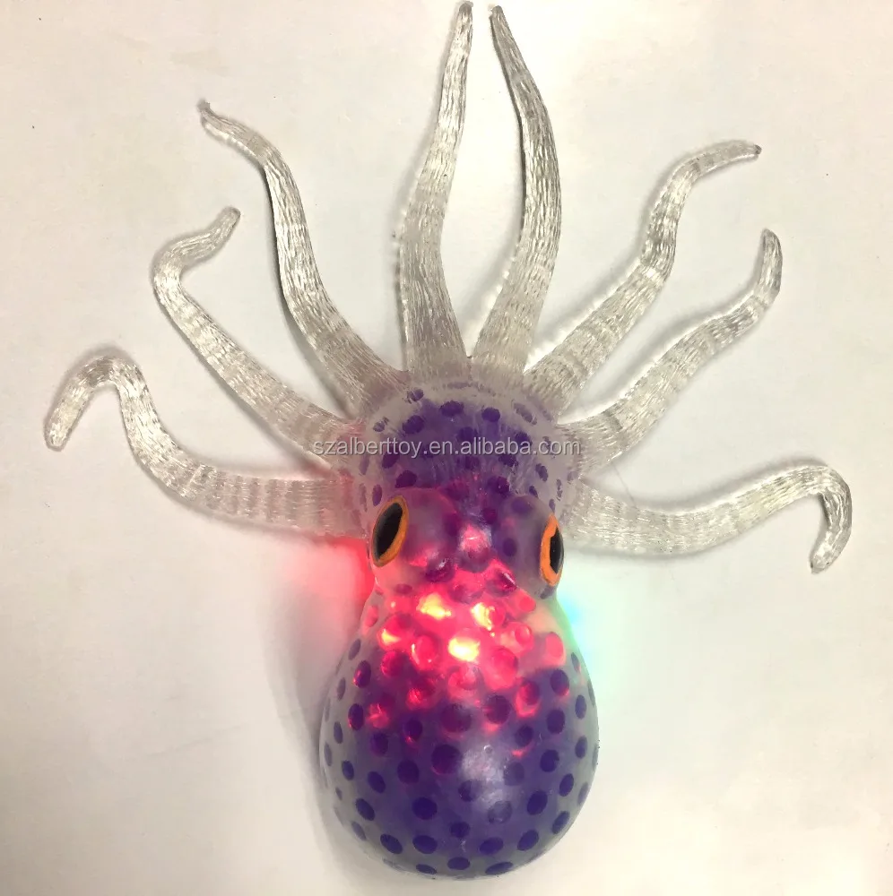 Sea Life Flashing Animals Sticky Octopus Toy