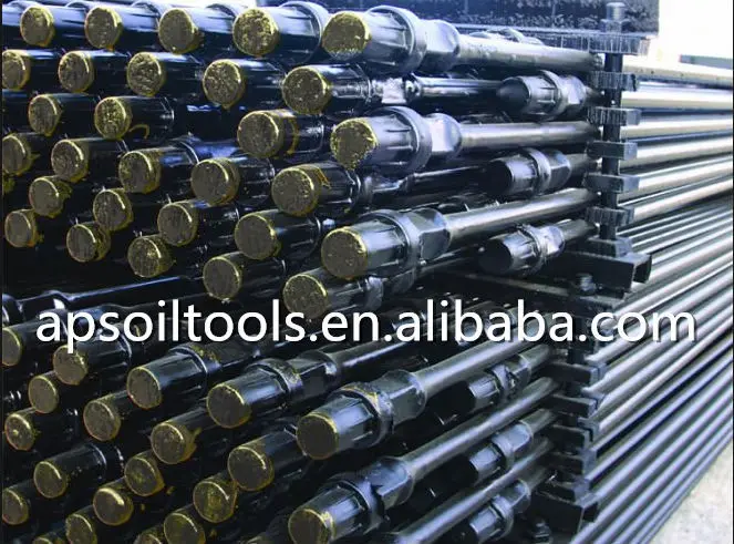 
API бурение нефтяных скважин полый присоска стержень/твердый присоска стержень/полированный стержень и пони стержень для бурового оборудования 