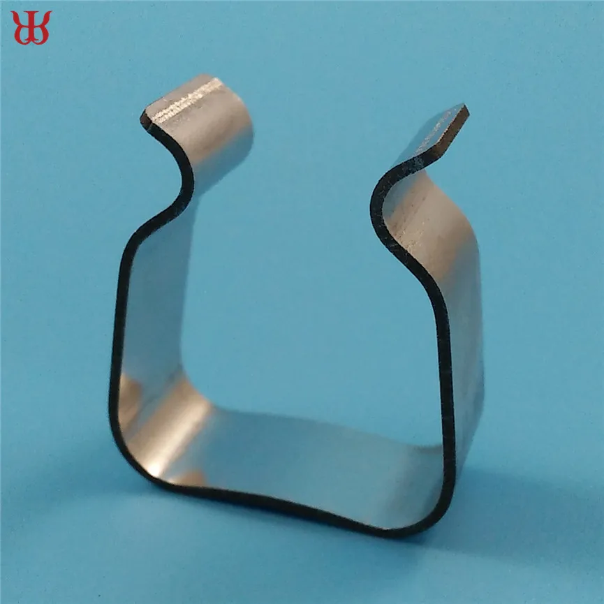 Clip à ressort à bouton-poussoir en métal plat - Alibaba