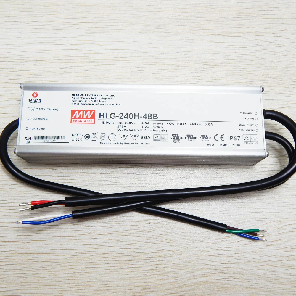 Alimentatore LED HLG 40W 12V 3,3A - Impermeabile IP67, Protezioni Multiple, Per Luci LED
