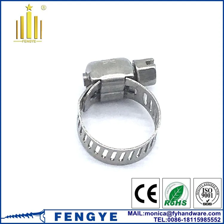 Ss304 Stainless Steel Heavy Duty Hose Clamp German Type Hose Clamp For
