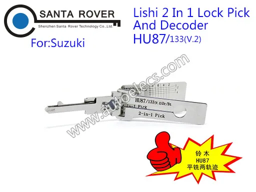 Hu87/133(v.2) Lishi 2 In 1 Lock Pick And Decoder For Suzuki Car Lockpick -  Buy Lock Pick,Lishi Lock Pick,Car Lockpick Product on Alibaba.com