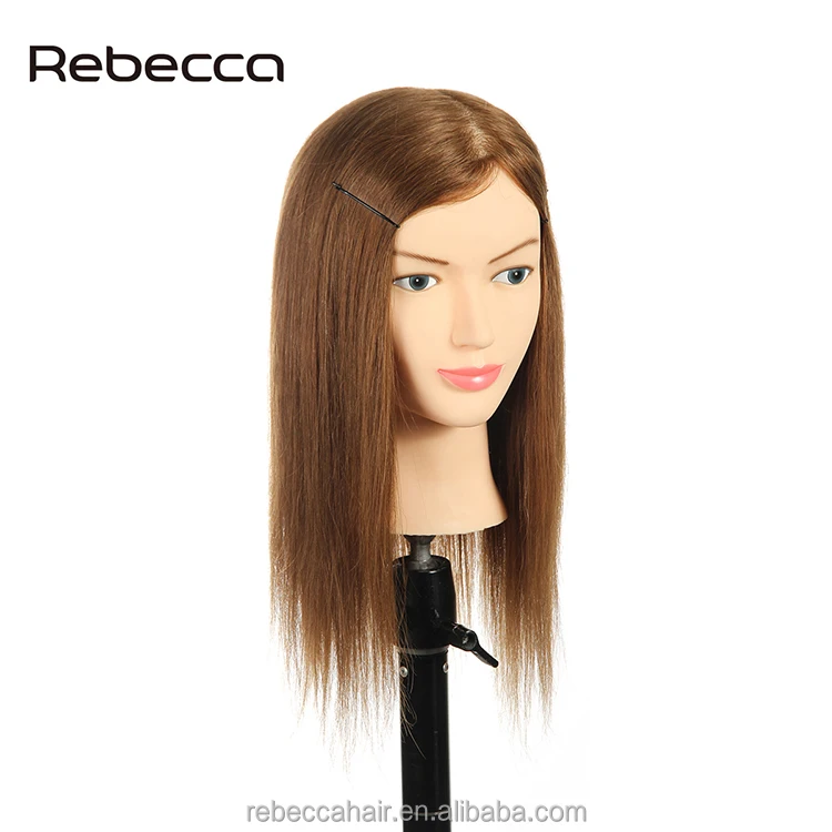 Buy Wholesale China Rebecca Real Human Hair Mannequin Head Cosmetology  Dummy Doll Heads Training Head Hair Extension & Hair Extension at USD 37.2