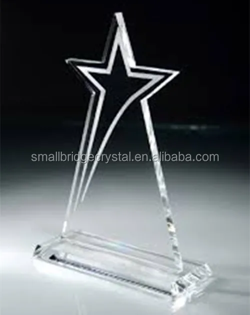 Cheap Crystal Star Trophy